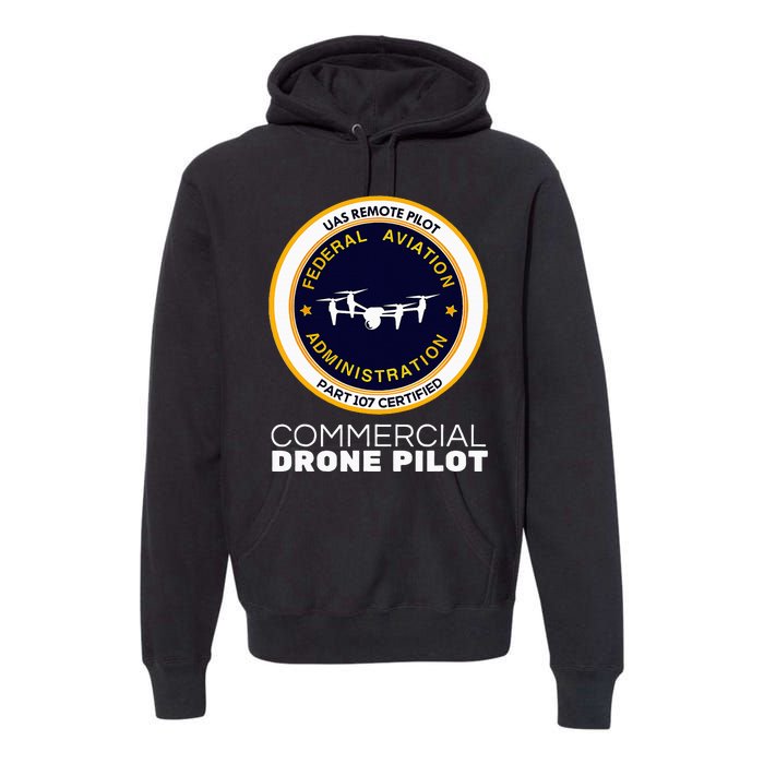 Faa Commercial Drone Pilot Premium Hoodie