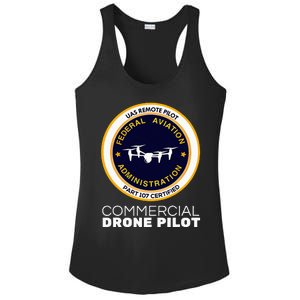 Faa Commercial Drone Pilot Ladies PosiCharge Competitor Racerback Tank