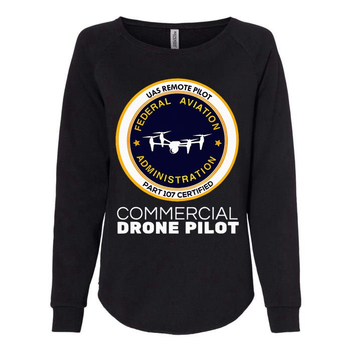 Faa Commercial Drone Pilot Womens California Wash Sweatshirt