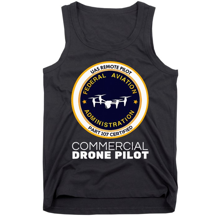 Faa Commercial Drone Pilot Tank Top