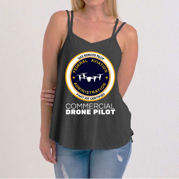 Faa Commercial Drone Pilot Women's Strappy Tank