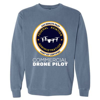 Faa Commercial Drone Pilot Garment-Dyed Sweatshirt