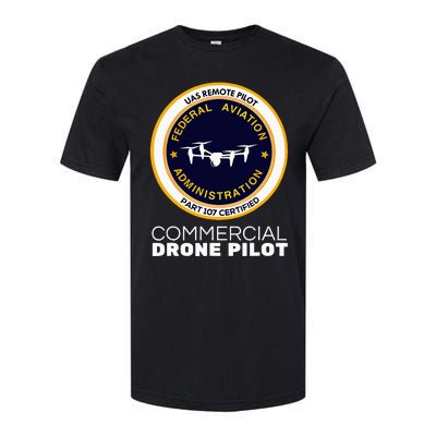 Faa Commercial Drone Pilot Softstyle CVC T-Shirt