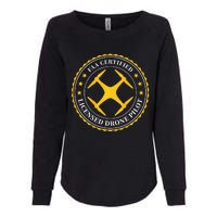 Faa Certified Drone Pilot Womens California Wash Sweatshirt