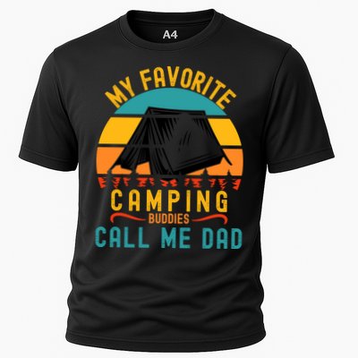 Funny Camping Dad, My Favorite Camping Buddies Call Me Dad Performance Shirt