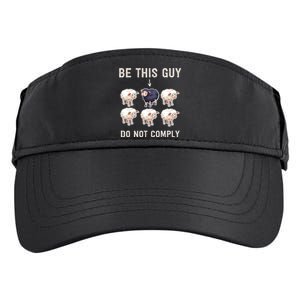 Funny Conservative Do Not Comply Fake News Adult Drive Performance Visor