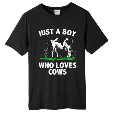 Funny Cow Design Cow Farmer Livestock Animal Tall Fusion ChromaSoft Performance T-Shirt