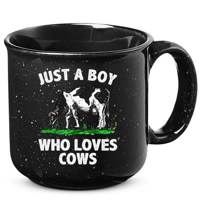 Funny Cow Design Cow Farmer Livestock Animal 15oz Campfire Ceramic Mug