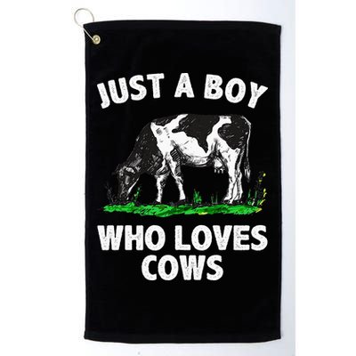 Funny Cow Design Cow Farmer Livestock Animal Golf Towel