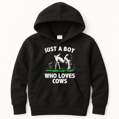 Funny Cow Design Cow Farmer Livestock Animal Kids Hoodie