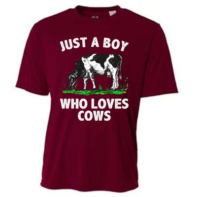 Funny Cow Design Cow Farmer Livestock Animal Cooling Performance Crew T-Shirt