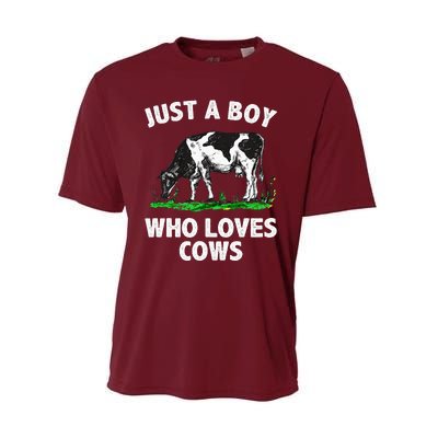 Funny Cow Design Cow Farmer Livestock Animal Performance Sprint T-Shirt