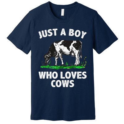 Funny Cow Design Cow Farmer Livestock Animal Premium T-Shirt