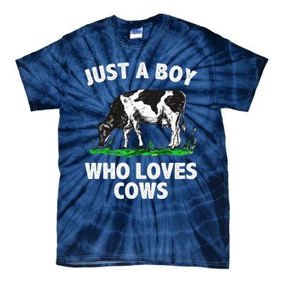 Funny Cow Design Cow Farmer Livestock Animal Tie-Dye T-Shirt