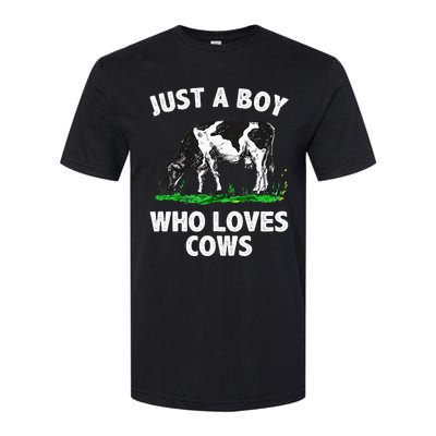 Funny Cow Design Cow Farmer Livestock Animal Softstyle® CVC T-Shirt