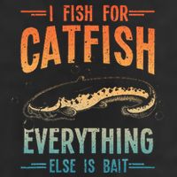 Funny Catfishing Design Catfish Fishing Hunter 7 Panel Mesh Trucker Snapback Hat