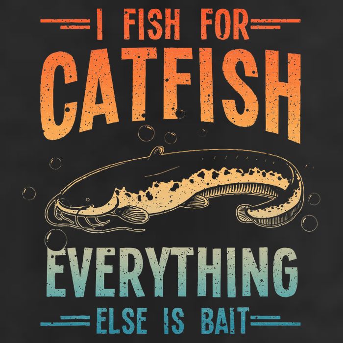 Funny Catfishing Design Catfish Fishing Hunter 7 Panel Mesh Trucker Snapback Hat