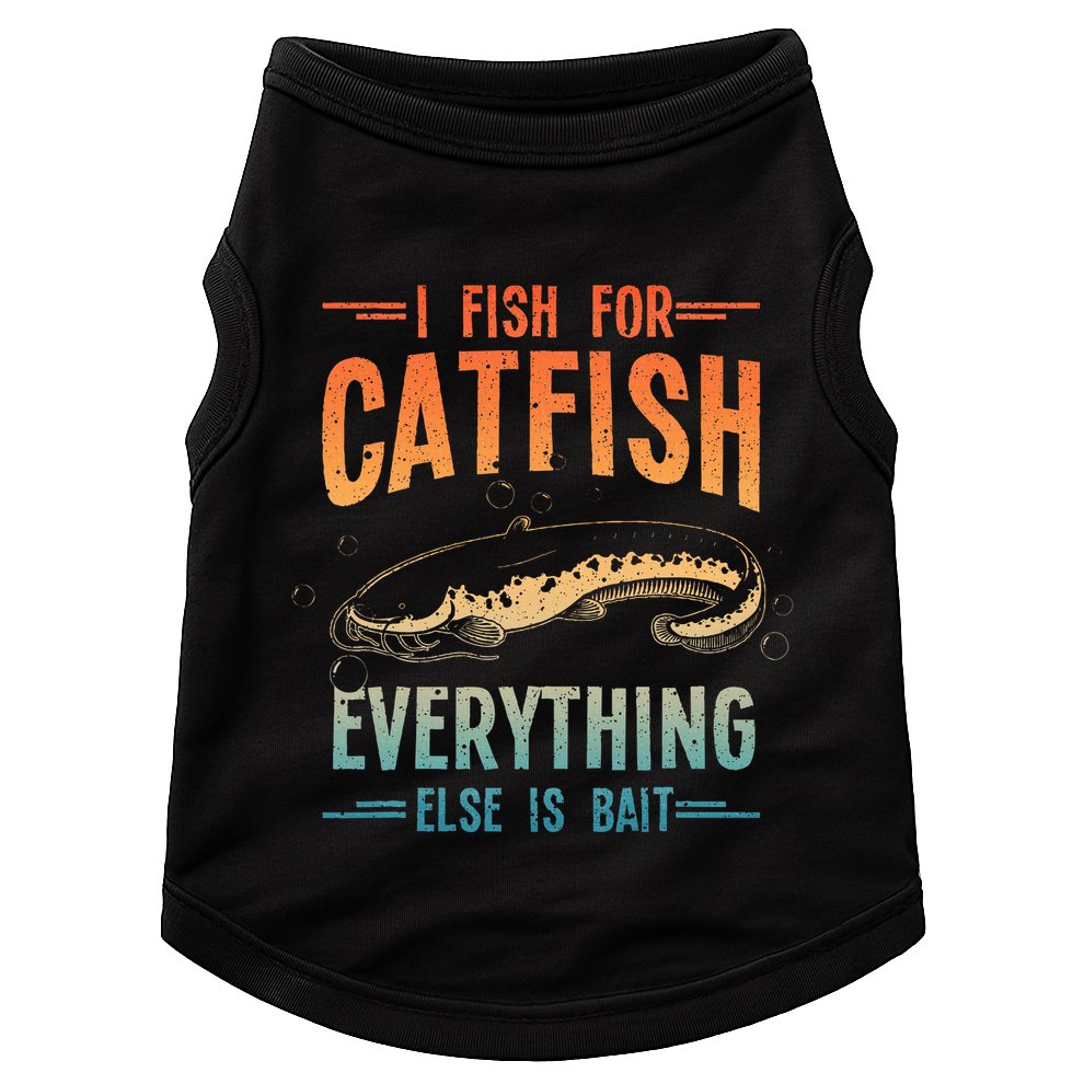 Funny Catfishing Design Catfish Fishing Hunter Doggie Tank