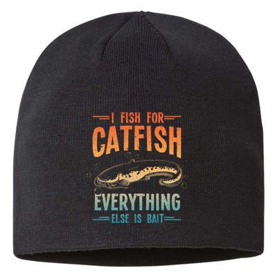 Funny Catfishing Design Catfish Fishing Hunter Sustainable Beanie