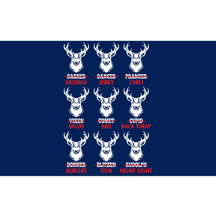 Funny Christmas Deer Bow Hunting Santa Men Women Bumper Sticker