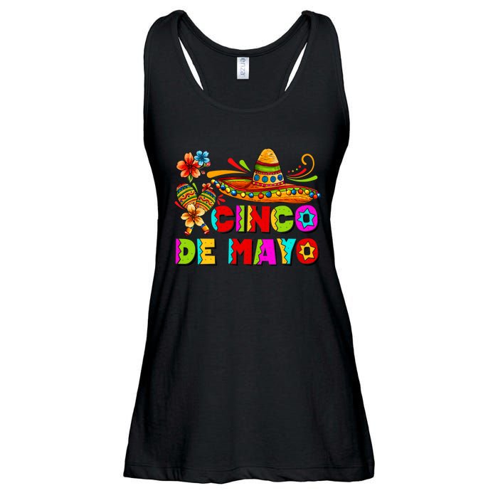 Funny Cinco De Mayo Mexican Fiesta 5 De Mayo Ladies Essential Flowy Tank