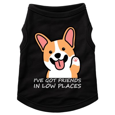 Funny Corgi Dog Lovers I've Got Friends In Low Place Mom Gift Doggie Tank