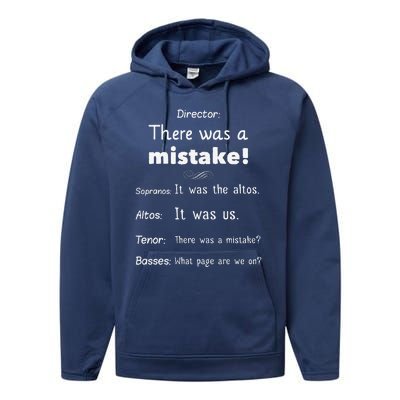 Funny Choir Director Soprano Alto Tenor Bass Performance Fleece Hoodie