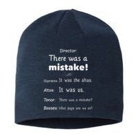 Funny Choir Director Soprano Alto Tenor Bass Sustainable Beanie