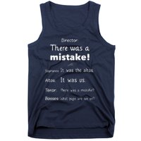 Funny Choir Director Soprano Alto Tenor Bass Tank Top