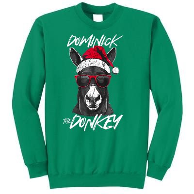 Funny Christmas Dominick The Donkey Santa Hat Xmas Gift Sweatshirt