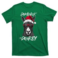 Funny Christmas Dominick The Donkey Santa Hat Xmas Gift T-Shirt