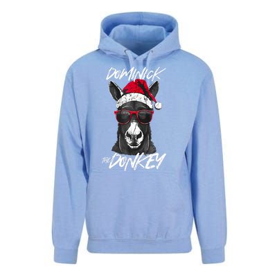 Funny Christmas Dominick The Donkey Santa Hat Xmas Gift Unisex Surf Hoodie