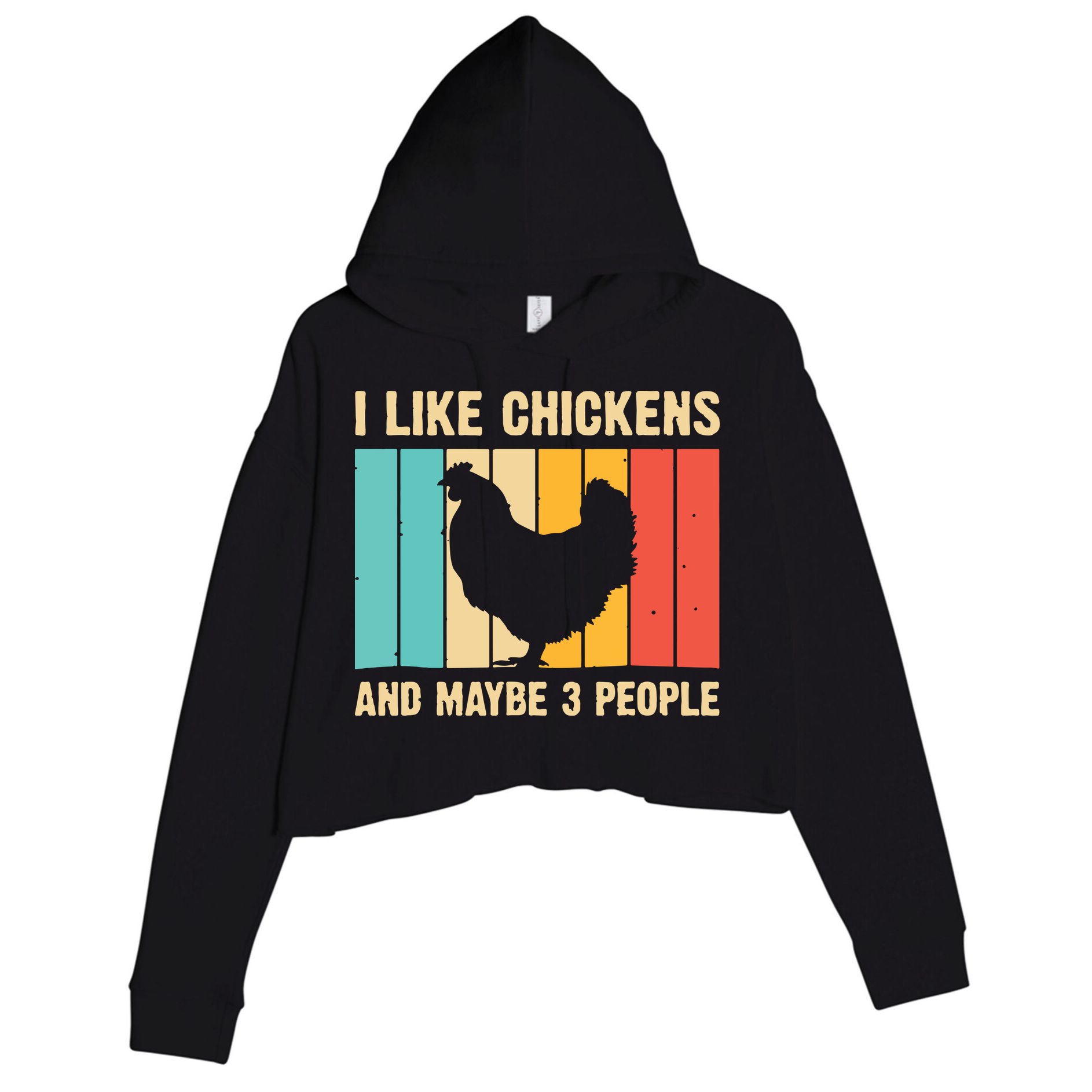 Funny Chicken Design Chicken Lover Men Women Farmers Life Crop Fleece Hoodie
