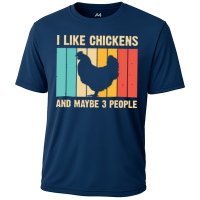 Funny Chicken Design Chicken Lover Men Women Farmers Life Performance Shirt