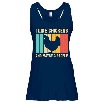 Funny Chicken Design Chicken Lover Men Women Farmers Life Ladies Essential Flowy Tank