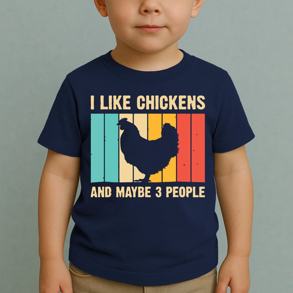Funny Chicken Design Chicken Lover Men Women Farmers Life Toddler T-Shirt