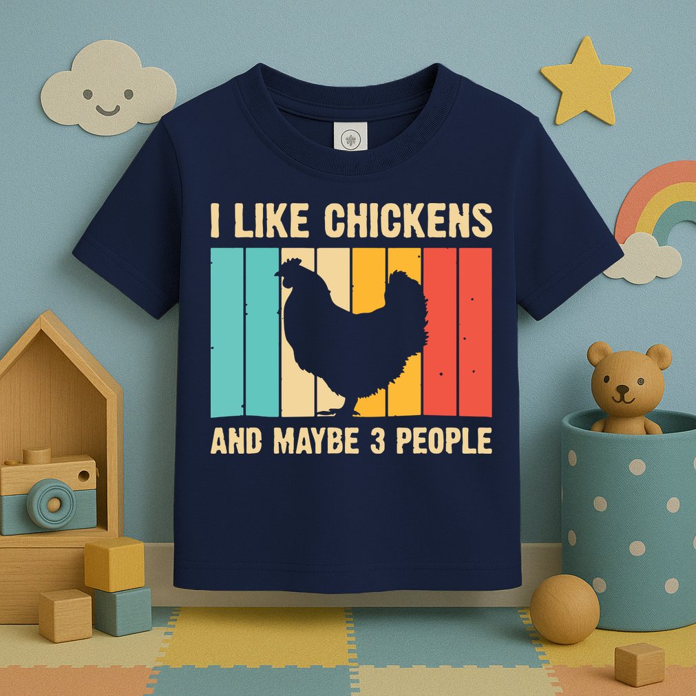 Funny Chicken Design Chicken Lover Men Women Farmers Life Toddler T-Shirt