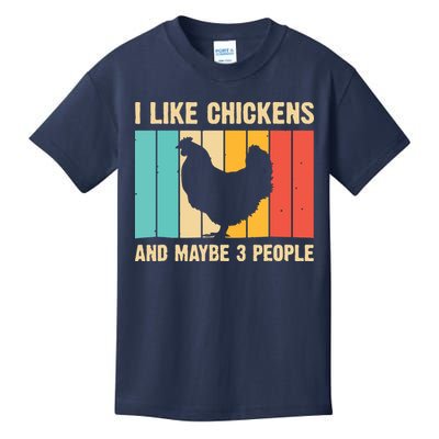 Funny Chicken Design Chicken Lover Men Women Farmers Life Kids T-Shirt