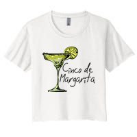 Funny Cinco De Mayo, Cinco De Drinko Women's Crop Top Tee