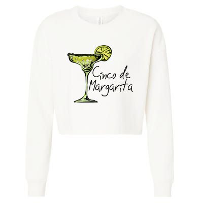 Funny Cinco De Mayo, Cinco De Drinko Cropped Pullover Crew