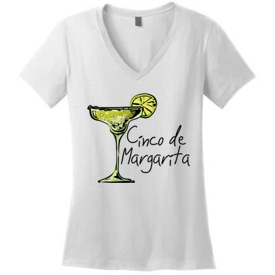 Funny Cinco De Mayo, Cinco De Drinko Women's V-Neck T-Shirt