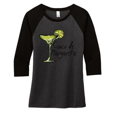 Funny Cinco De Mayo, Cinco De Drinko Women's Tri-Blend 3/4-Sleeve Raglan Shirt