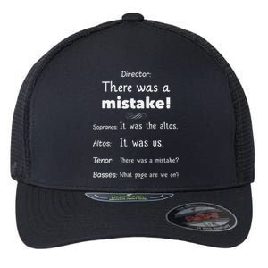 Funny Choir Director Soprano Alto Tenor Bass Flexfit Unipanel Trucker Cap