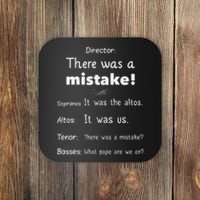 Funny Choir Director Soprano Alto Tenor Bass Coaster