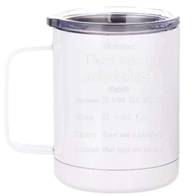 Funny Choir Director Soprano Alto Tenor Bass 12 oz Stainless Steel Tumbler Cup