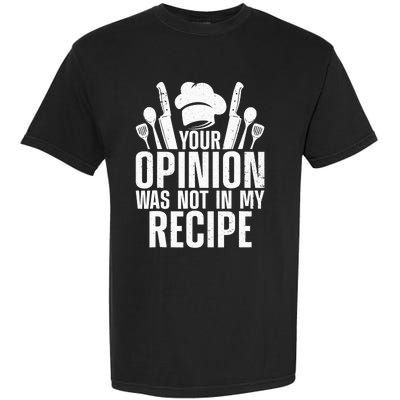 Funny Chef Design Cooking Lover Culinary Cook Garment-Dyed Heavyweight T-Shirt