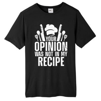 Funny Chef Design Cooking Lover Culinary Cook Tall Fusion ChromaSoft Performance T-Shirt