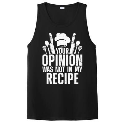 Funny Chef Design Cooking Lover Culinary Cook PosiCharge Competitor Tank