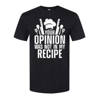 Funny Chef Design Cooking Lover Culinary Cook Softstyle CVC T-Shirt