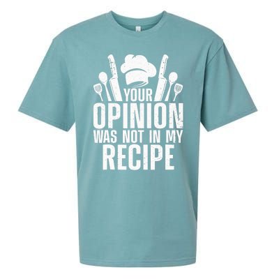 Funny Chef Design Cooking Lover Culinary Cook Sueded Cloud Jersey T-Shirt